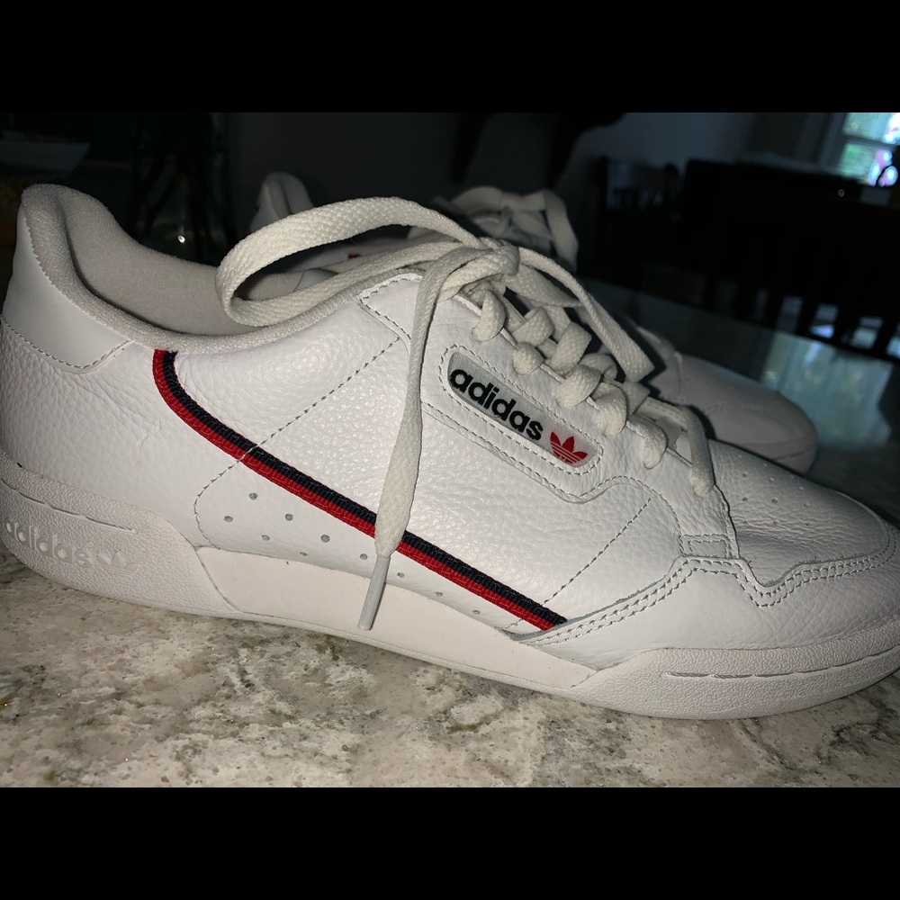 Adidas original white continental 80’s